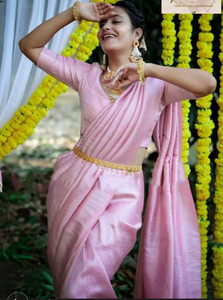 kanjivaram pure silk self design blouse material
