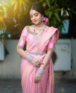 kanjivaram pure silk self design blouse material
