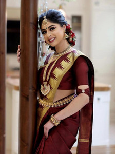 kanjivaram pure silk self design blouse material