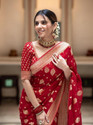 Kanjivaram Woven Banarasi Pure Silk Jacquard Saree