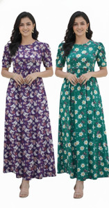 KANNIMAR Women Maternity Nursing Nighty