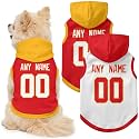 Kansas Dog Clothes Custom Jersey Style Dog Hoodie for Pet