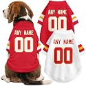 Kansas Dog Clothes Custom Name Number T Shirt for Dog Gifts
