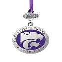 Kansas State University Class of 2025 Ornament | Graduation Gift | Hand-Sculpted Christmas Tree Ornament | Intricately Crafted Metal Pewter Alma Mater Inlay by Heritage Pewter