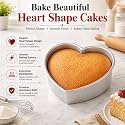 Kanshita's Rasoiware Aluminium Heart Shape Cake Tin | 7-Inch | Perfect for Baking 750g Cakes