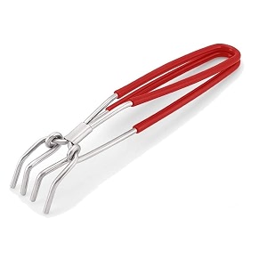 kanshita39s rasoiware multipurpose stainless steel pincer  red wire grip for hot vessels amp cookware