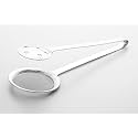 Kanshita's Rasoiware Stainless Steel Serving Tong &amp; Snack Fryer Filter Spoon Set | Multi-Purpose Oil Mesh Colander &amp; Kitchen Tongs for Frying &amp; Serving