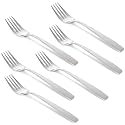 Kanshita's Rasoiware Heavy-Duty Stainless Steel Dessert Fork Set | Pack of 6 | Elegant &amp; Long-Lasting