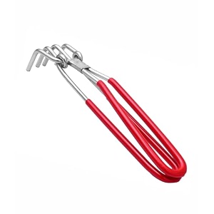 kanshitas rasoiware stainless steel large pakad 25 cm  sturdy heat-resistant kitchen tongs  multipurpose utensil holder for safe cooking 