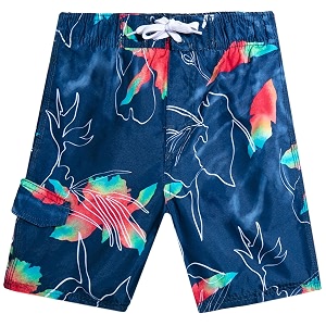 kanu surf boys39 dominica floral quick dry beach board shorts swim trunk