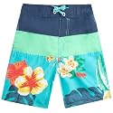 Kanu Surf Boys' Terrapin Turtle Quick Dry Beach Board Shorts Swim Trunk