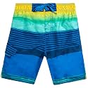 Kanu Surf Boys' Toddler Troy Stripe Swim Trunks