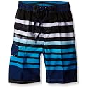 Kanu Surf Boys' Toddler Troy Stripe Swim Trunks