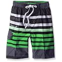 Kanu Surf Boys' Toddler Troy Stripe Swim Trunks