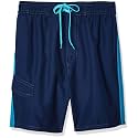 Kanu Surf Boys' Toddler Troy Stripe Swim Trunks