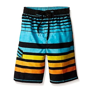 kanu surf boys39 victor stripe quick dry beach board shorts swim trunk