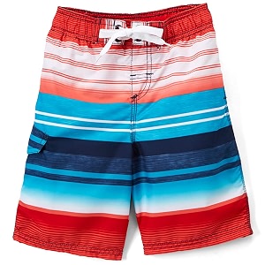 kanu surf boys39 victor stripe quick dry beach board shorts swim trunk