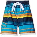 Kanu Surf Boys' Victor Stripe Quick Dry Beach Board Shorts Swim Trunk