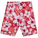 Kanu Surf Boys' Victor Stripe Quick Dry Beach Board Shorts Swim Trunk