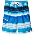 Kanu Surf Boys' Victor Stripe Quick Dry Beach Board Shorts Swim Trunk
