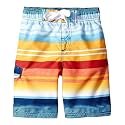 Kanu Surf Boys' Victor Stripe Quick Dry Beach Board Shorts Swim Trunk