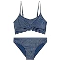 Kanu Surf Girls' Gracie Beach Sport UPF 50 Sparkle Bikini