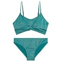 Kanu Surf Girls' Gracie Beach Sport UPF 50 Sparkle Bikini