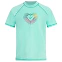 Kanu Surf Girls' Jade Rash Guard UPF 50+ Sun Protection Short Sleeve Swim Shirt