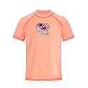 Kanu Surf Girls' Jade Rash Guard UPF 50+ Sun Protection Short Sleeve Swim Shirt
