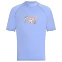 Kanu Surf Girls' Jade Rash Guard UPF 50+ Sun Protection Short Sleeve Swim Shirt