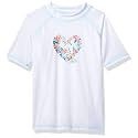 Kanu Surf Girls' Jade Rash Guard UPF 50+ Sun Protection Short Sleeve Swim Shirt
