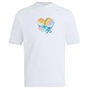 Kanu Surf Girls' Jade Rash Guard UPF 50+ Sun Protection Short Sleeve Swim Shirt