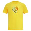 Kanu Surf Girls' Jade Rash Guard UPF 50+ Sun Protection Short Sleeve Swim Shirt