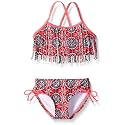 Kanu Surf Girls' Kayla Fringe Bikini Swimsuit