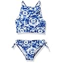 Kanu Surf Girls Daisy UPF 50 Beach Sport Halter Tankini 2-Piece Swimsuit