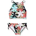 Kanu Surf Girls Daisy UPF 50 Beach Sport Halter Tankini 2-Piece Swimsuit