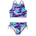 Kanu Surf Girls Daisy UPF 50 Beach Sport Halter Tankini 2-Piece Swimsuit
