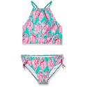 Kanu Surf Girls Daisy UPF 50 Beach Sport Halter Tankini 2-Piece Swimsuit