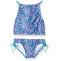 Kanu Surf Girls Daisy UPF 50 Beach Sport Halter Tankini 2-Piece Swimsuit
