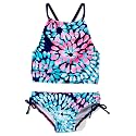 Kanu Surf Girls Daisy UPF 50 Beach Sport Halter Tankini 2-Piece Swimsuit
