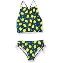Kanu Surf Girls Daisy UPF 50 Beach Sport Halter Tankini 2-Piece Swimsuit