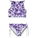 Kanu Surf Girls Daisy UPF 50 Beach Sport Halter Tankini 2-Piece Swimsuit