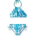 Kanu Surf Girls Morgan Ruffle Halter Bikini 2-Piece Swimsuit