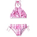 Kanu Surf Girls Morgan Ruffle Halter Bikini 2-Piece Swimsuit