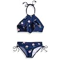 Kanu Surf Girls Morgan Ruffle Halter Bikini 2-Piece Swimsuit