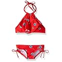 Kanu Surf Girls Morgan Ruffle Halter Bikini 2-Piece Swimsuit