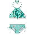 Kanu Surf Girls Morgan Ruffle Halter Bikini 2-Piece Swimsuit