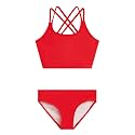 Kanu Surf Girls Waverly UPF 50 Beach Sport Criss-Cross Tankini