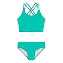 Kanu Surf Girls Waverly UPF 50 Beach Sport Criss-Cross Tankini