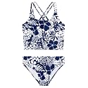 Kanu Surf Girls Waverly UPF 50 Beach Sport Criss-Cross Tankini